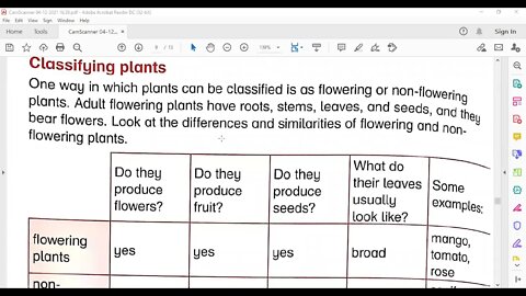 science class 4 15 april 2021
