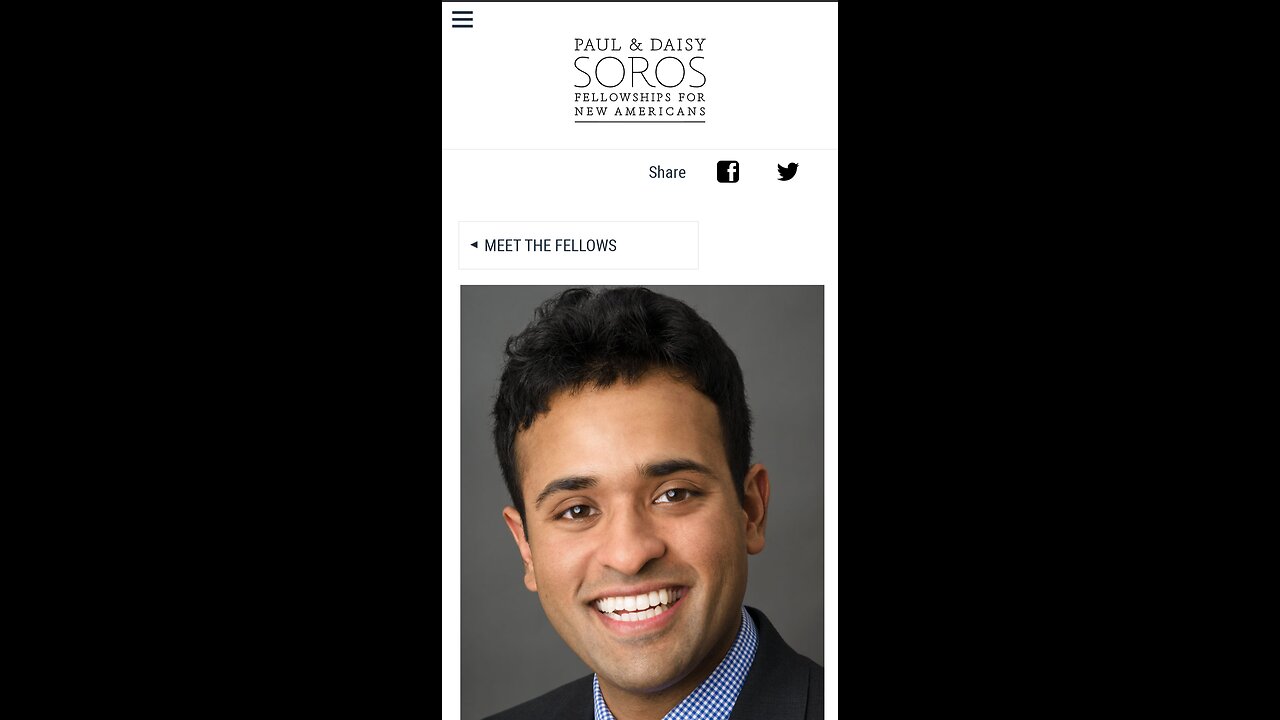 Vivek Ramaswamy George Soros puppet