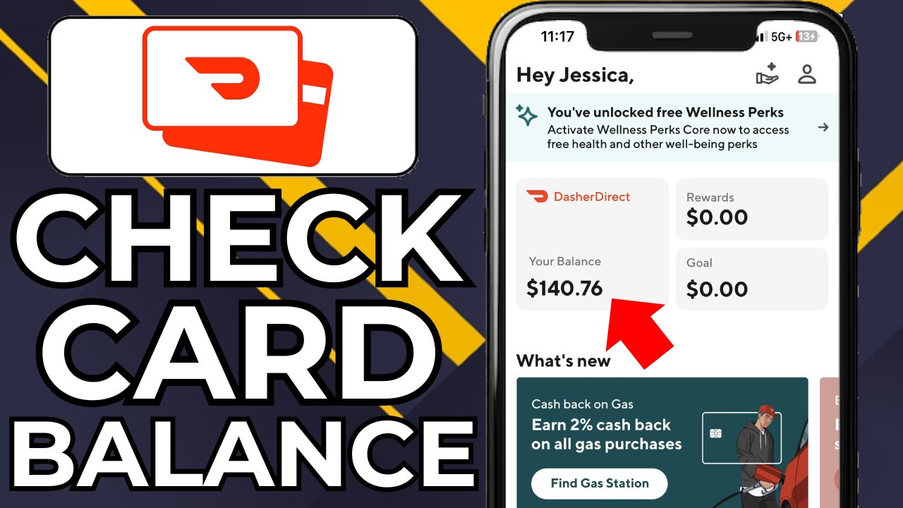 HOW TO CHECK BALANCE ON DASHER DIRECT CARD