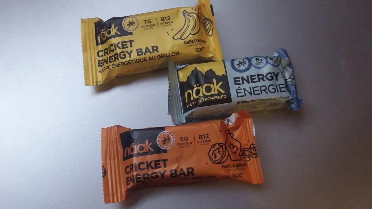 Näak cricket protein bars