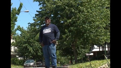 Cleveland man fed up with terrible streets takes matter into his own hands