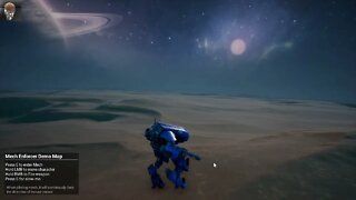 2022 Unreal engine 4 hybrid Top down Mech and pilot with sci fi scene