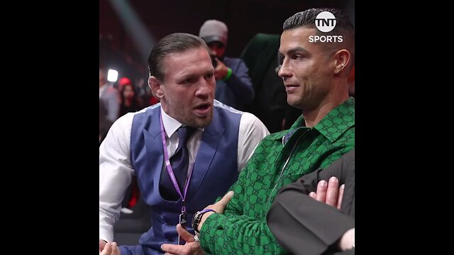 Conor McGregor and Cristiano Ronaldo Fight scene