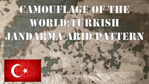 Camouflage of the World: Turkish Jandarma Arid Pattern