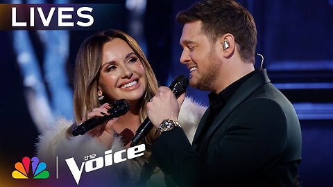 Michael Bublé and Carly Pearce Perform "Maybe This Christmas" | The Voice | NBC