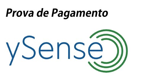 Prova de Pagamento Ysense