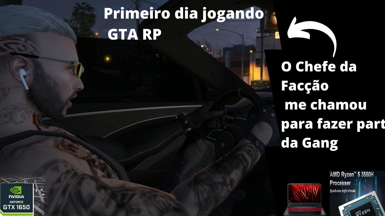 Primeiro dia de GTA RP e já fu contratado por uma Facção