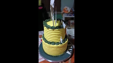 2 Tier Batman Cake