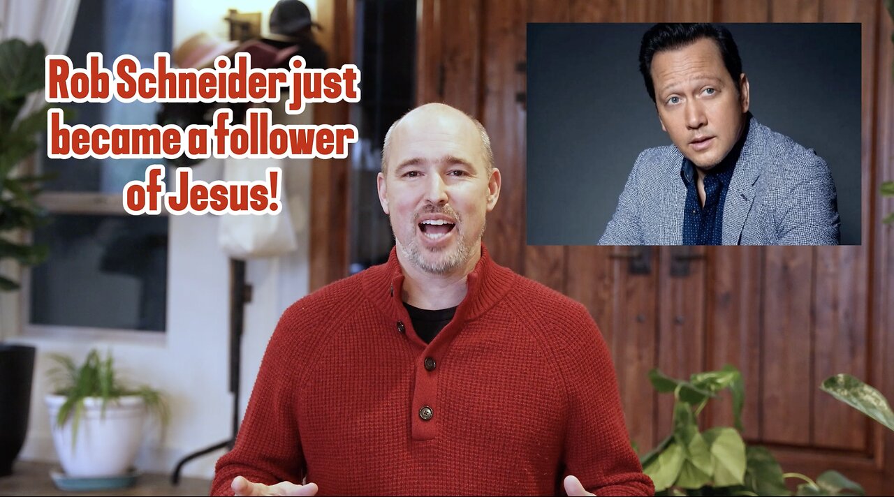 Rob Schneider just became a follower of Jesus!