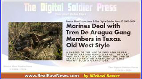 BREAKING!! Marines Deal With Tren De Aragua Gang Members In Texas, Old West Style - 11/22/24.