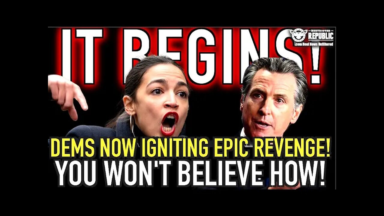 So It BEGINS! Democrats Now Igniting EPIC Revenge…You Won’t Believe How!