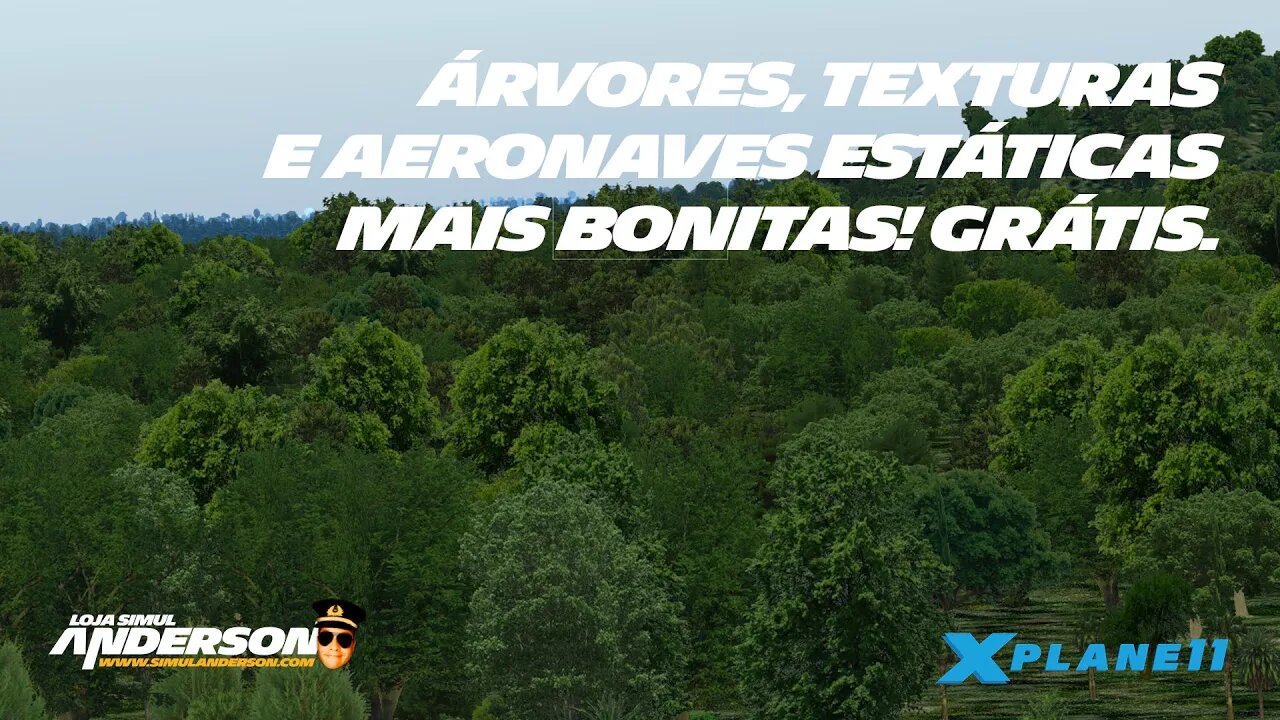 Melhore Árvores, Texturas e Aeronaves Estáticas no X-Plane 11 GRÁTIS