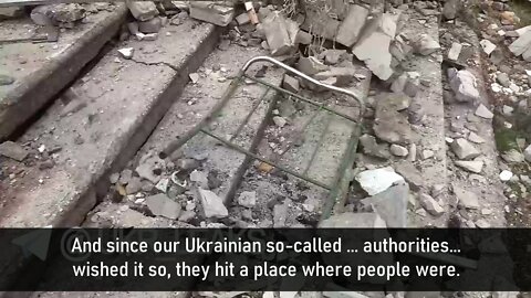 Peaceful Stakhanov under fire from Ukrainian troops