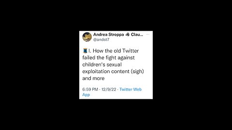 Twitter dump - Child sex exploitation