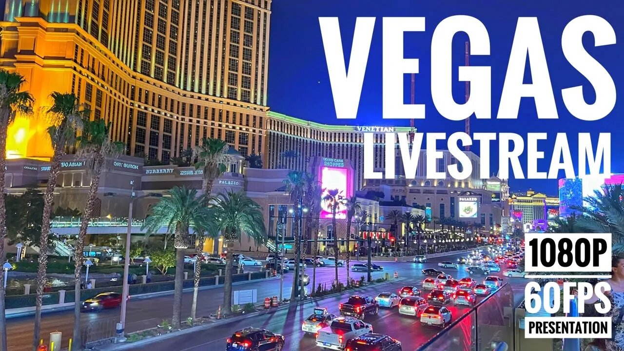 Vegas LIVESTREAM - Wow 4th of July Vegas! 😯 1080p 60fps Stream