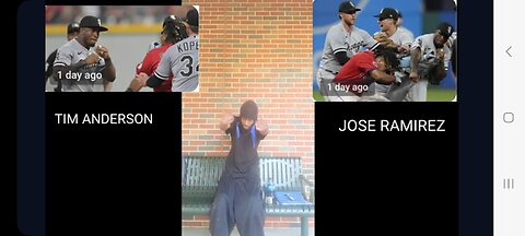 BASEBALL BALL MAJOR LEAGUE MLB KNOCC OUT 😳 TIM ANDERSON VS JOSE RAMIREZ COLD💪🏾💯