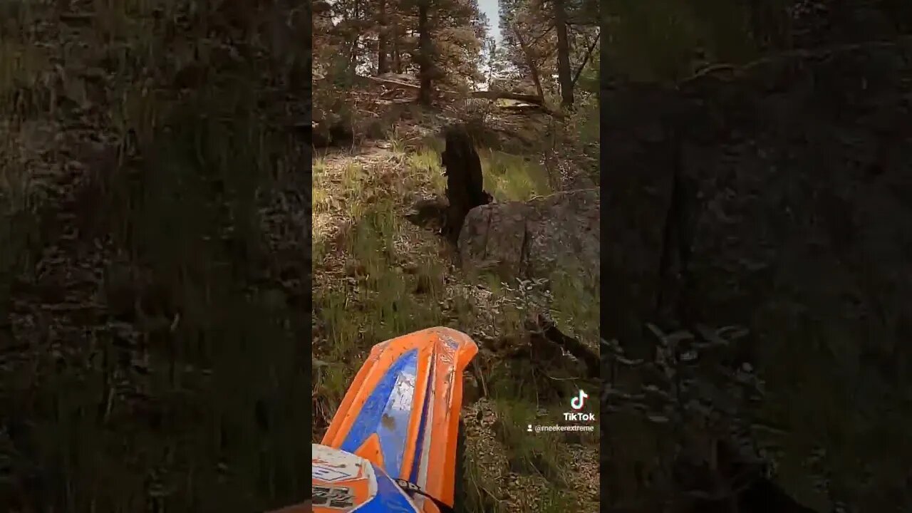 Just a random steep hill climb!