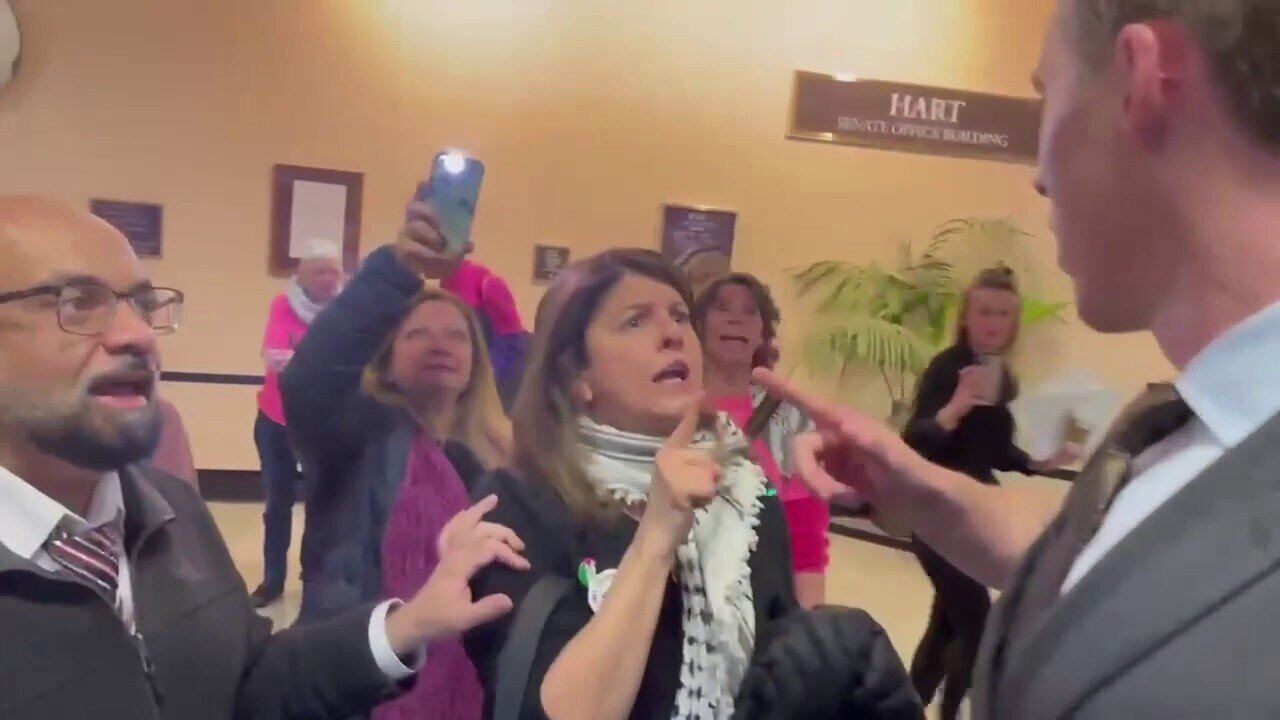 Anti-Israel Activists Berate Sen. Josh Hawley In Senate Hallway: 'Hamas Will Never Be Eliminated'