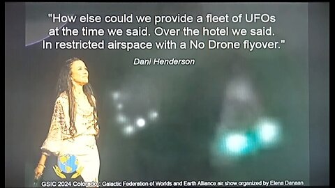 Earth Alliance TR-3B and Galactic Federation Fleet Flyover @G.S.I.C. Conference 2024!