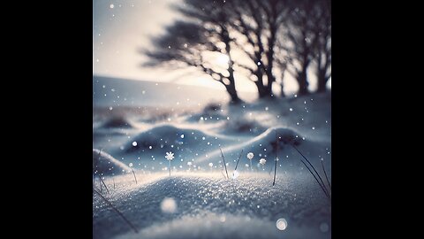 Capturing Micro Snowfall in the Middle of Nowhere: A Surreal Winter Moment