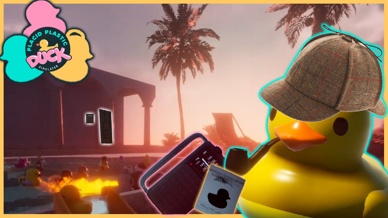 Ducktective Time, Let's Quack the Case of THE DOOR +3 New Ducks! | Placid Plastic Duck Simulator