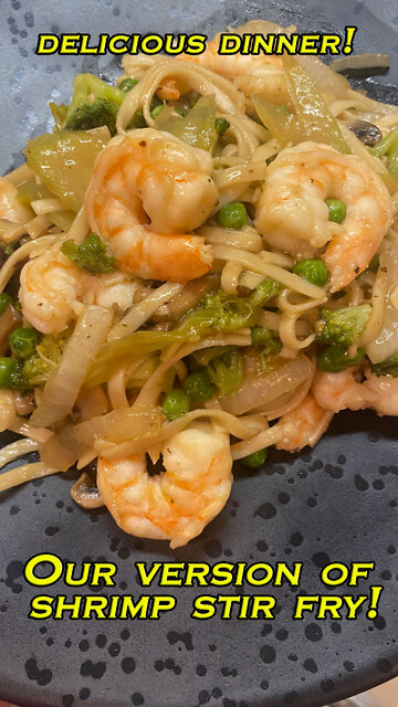 DELICIOUS SHRIMP STIR FRY NOODLE