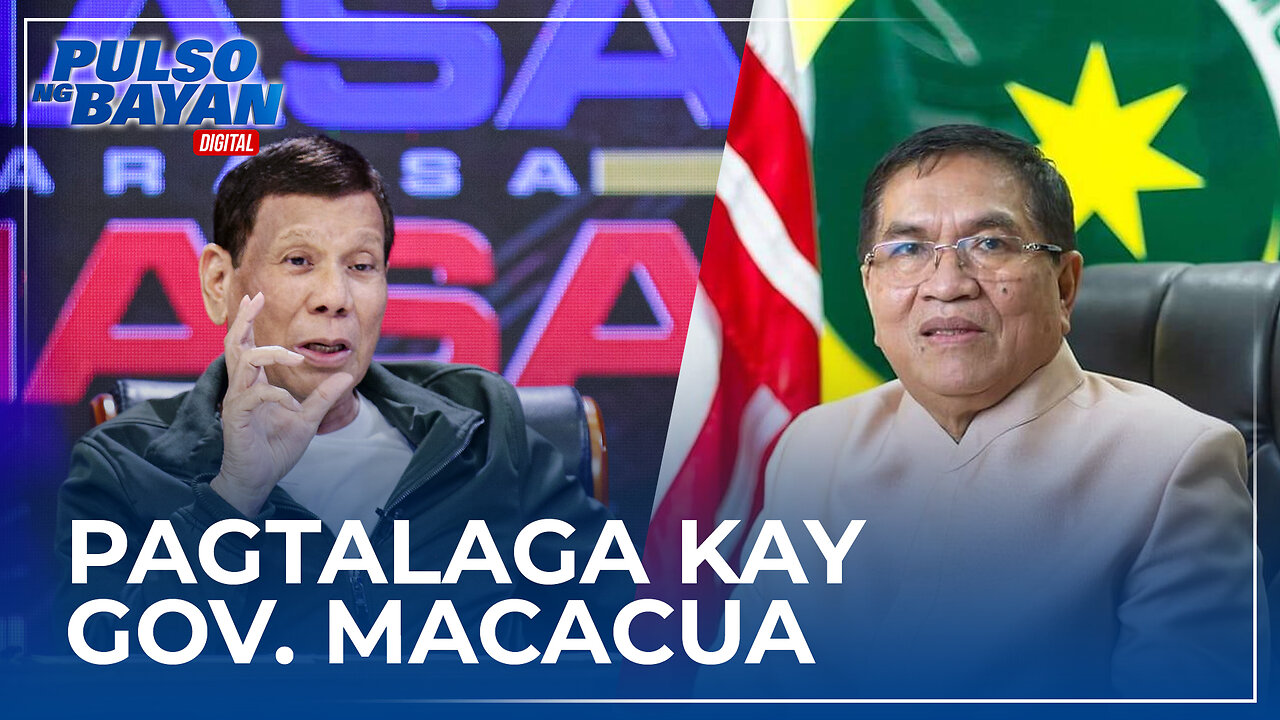 FPRRD sa pagtalaga ni PBBM kay Gov. Macacua: Hindi maaaring ipawalang-bisa ang batas