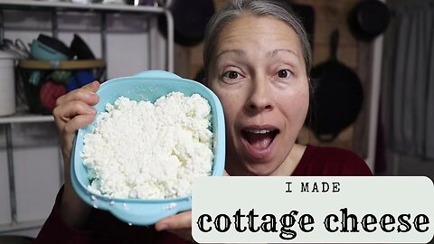 I made COTTAGE CHEESE | Busy day in the KITCHEN