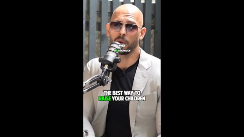 Andrew Tate entails how he will raise his sons