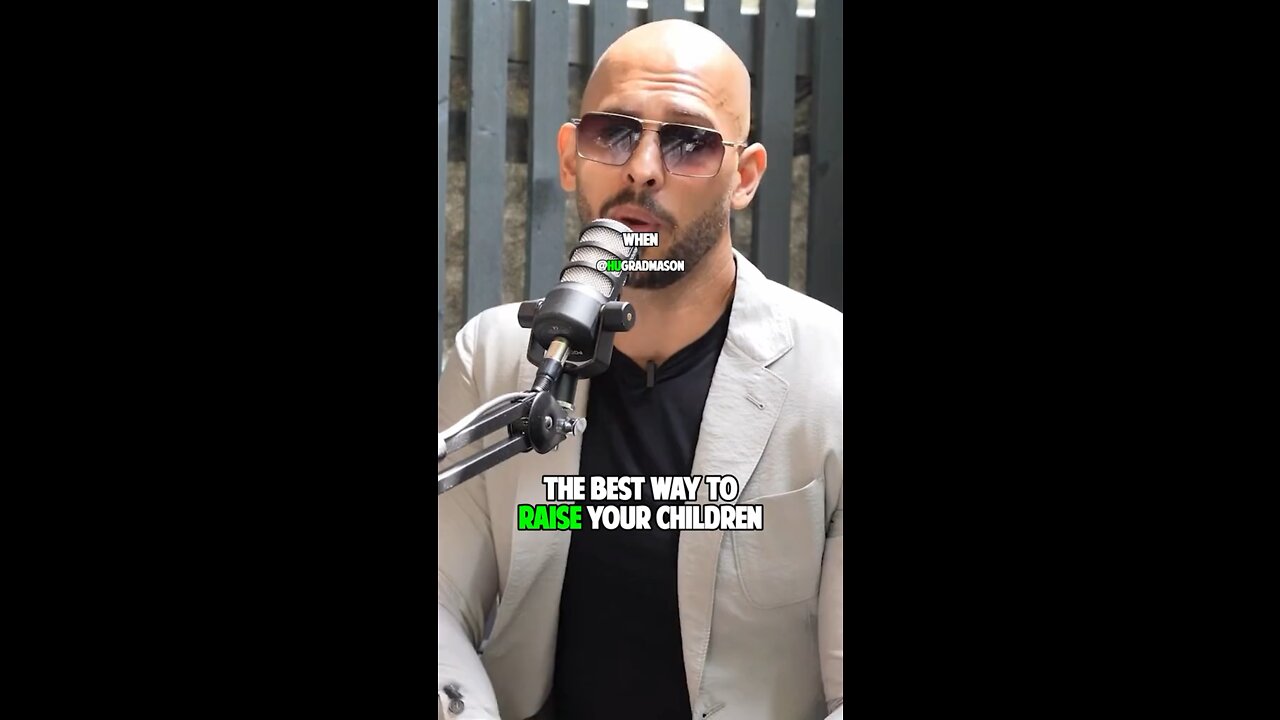 Andrew Tate entails how he will raise his sons