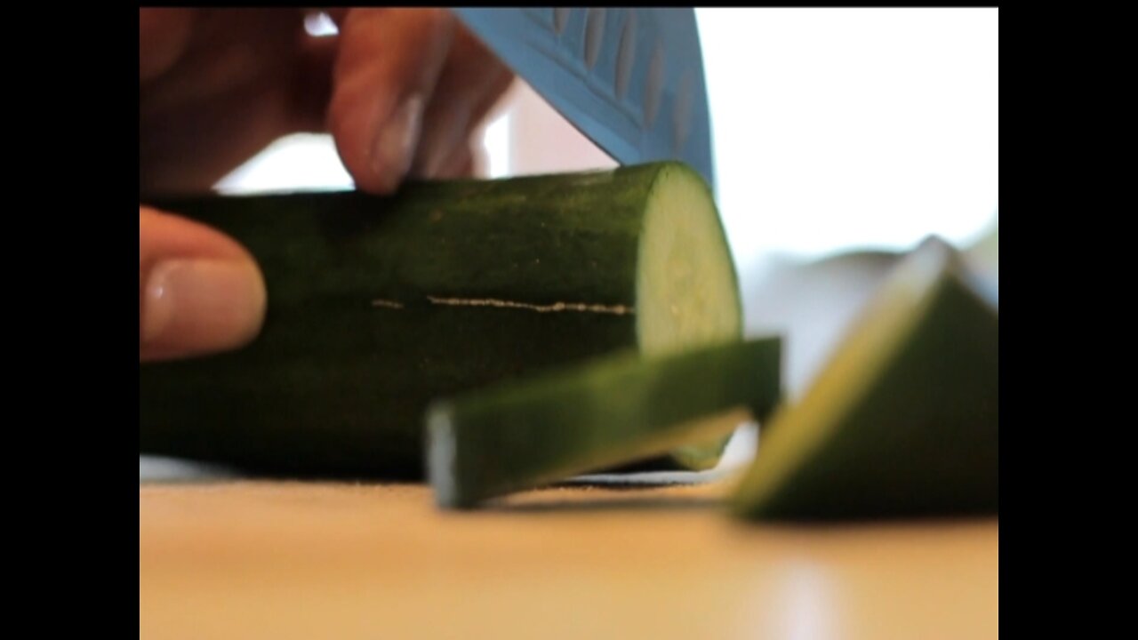 Cucumber salad for dinner/ cucumber cutting 2022