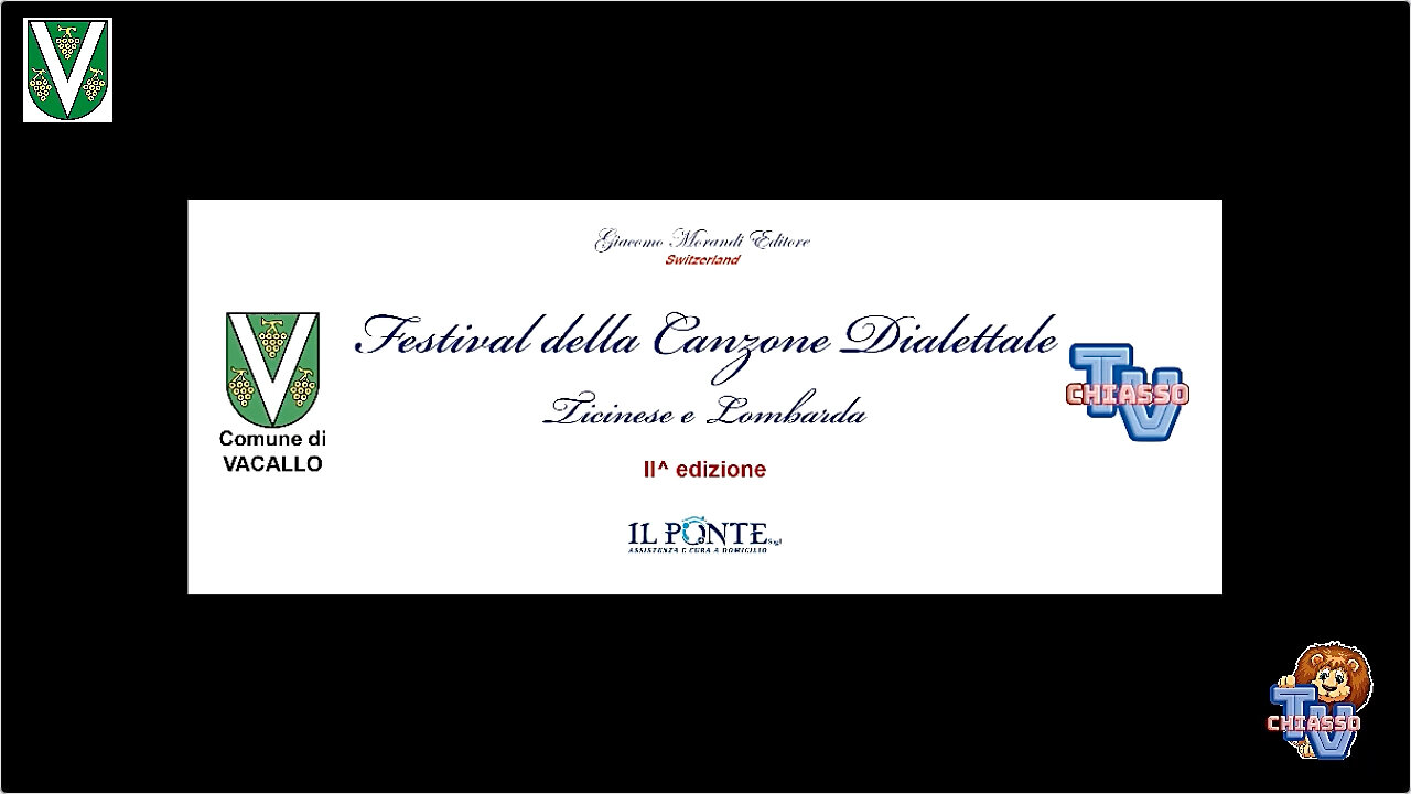 Festival della Canzone Dialettale Ticinese e Lombarda - Seconda Edizione