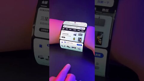 Samsung screen technology demonstration #shorts