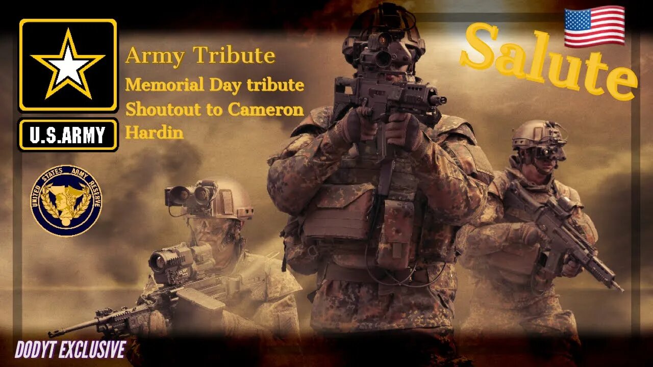 American Army Memorial Day Tribute - Plus Shoutout to Cameron Hardin