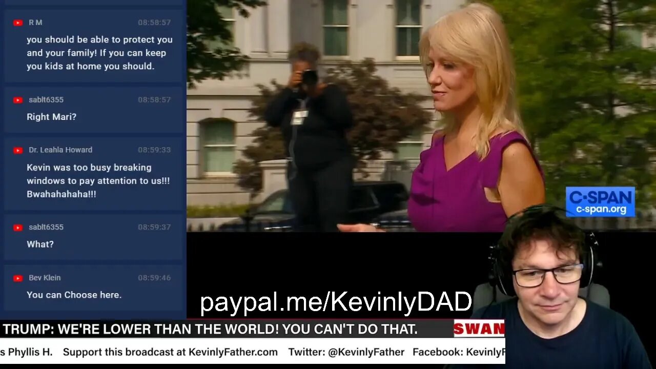Spilling Covfefe with Kevinly. Good Morning. Come chat.
