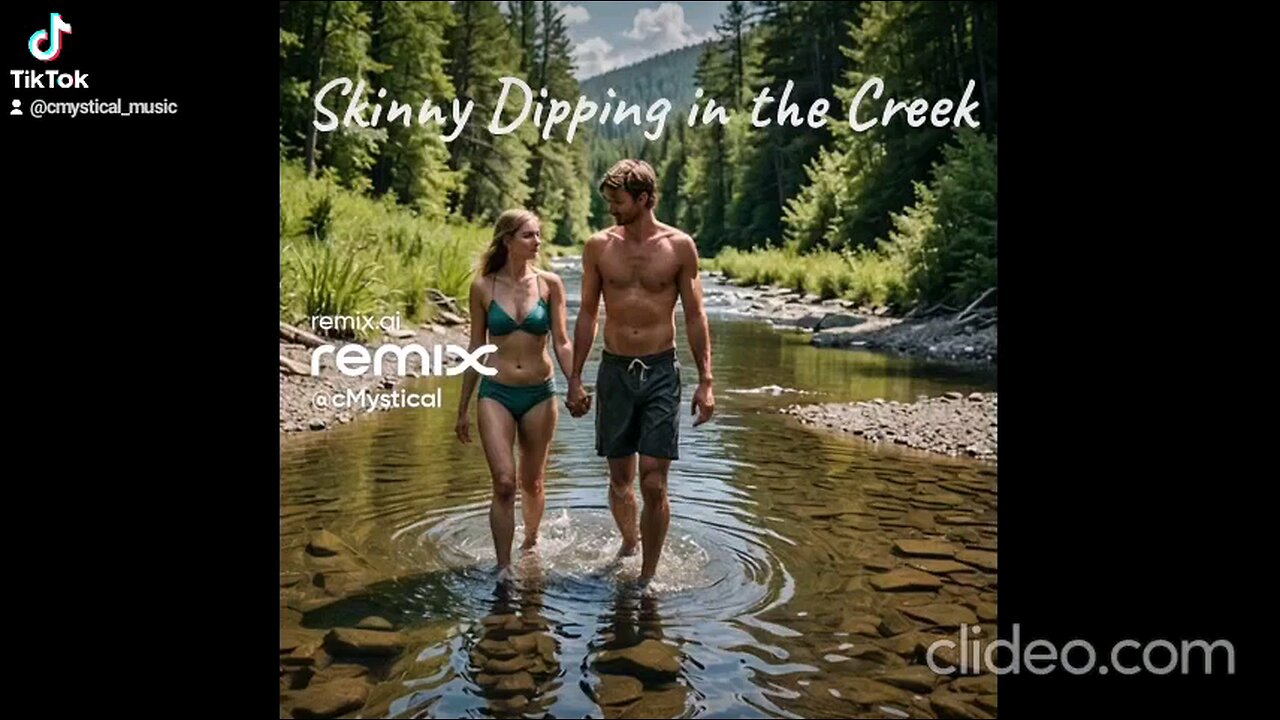 Skinny Dipping in the Creek