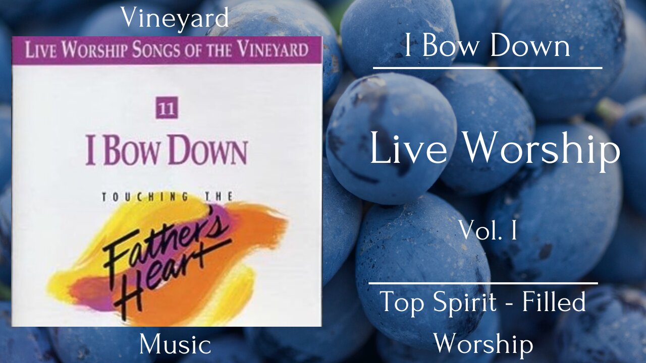 Vineyard Music I Bow Down Vol I Men In Worship