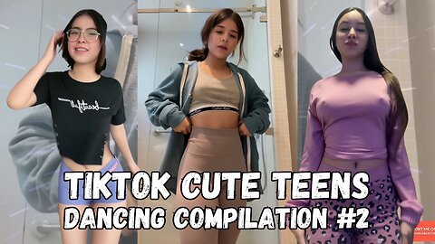 TikTok Cute Teens Dancing Compilation #2 4K HD