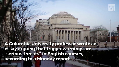 ‘Serious Threats’: Ivy League Prof Says Trigger Warnings Are Actually Hurting Students
