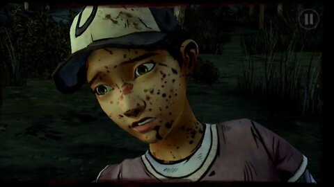 The dogs 🐕 bite clementine at the arms_nobody wants to treat her_how clementine treat her arms???