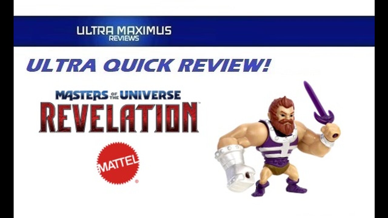 🔥Ultra Quick Review | Fisto | Eternia Minis | MOTU Revelation