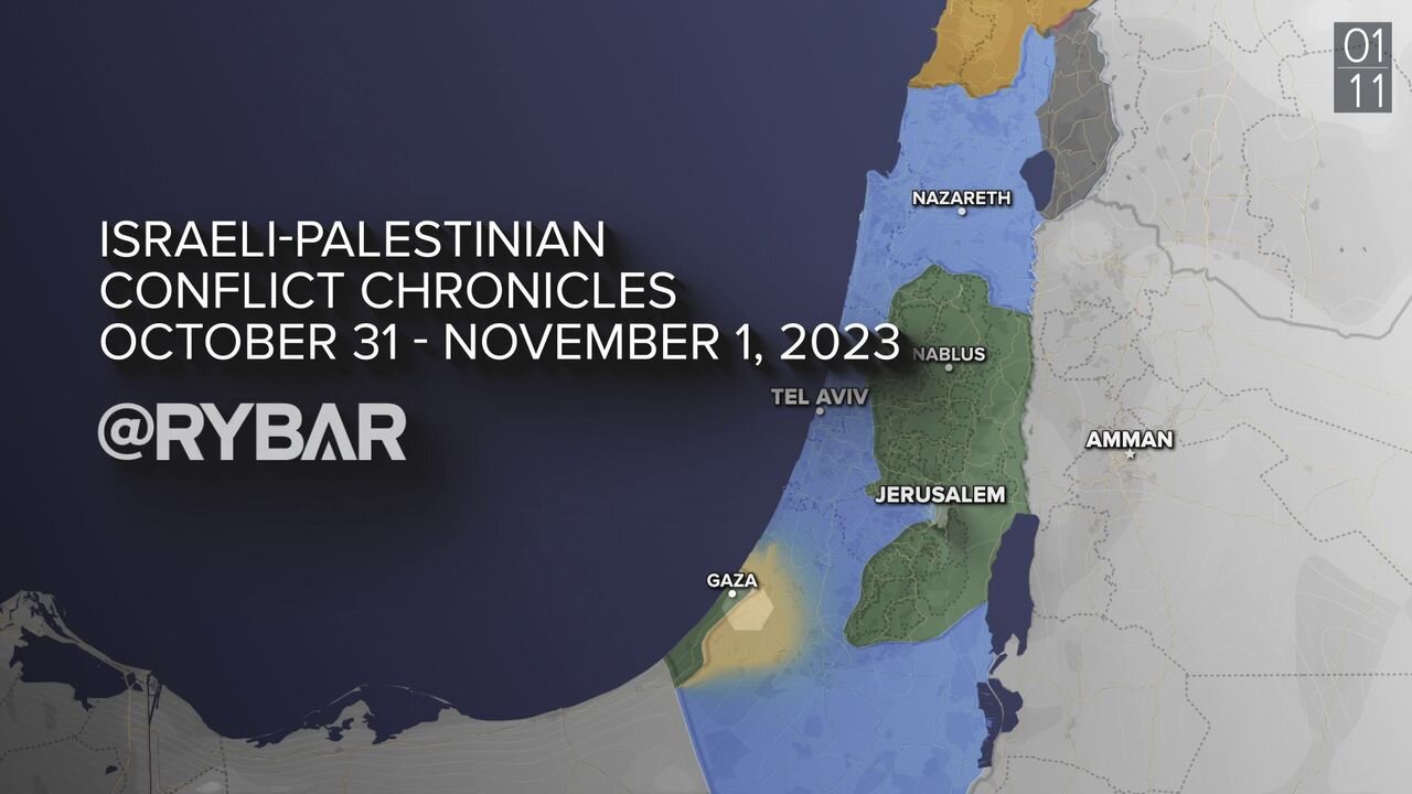 Israeli-Palestinian conflict chronicles: October 31 — November 1, 2023