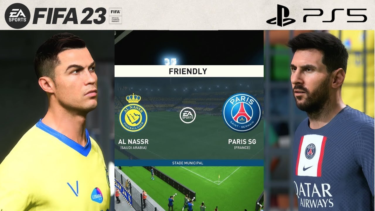 Ronaldo Goal For Al Nassr vs Psg - FIFA 23 - PC GAMING 4K