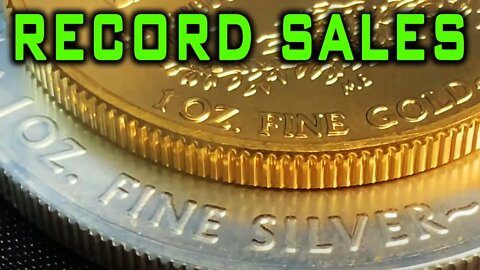 Record Sales Of Gold & Silver From The US Mint