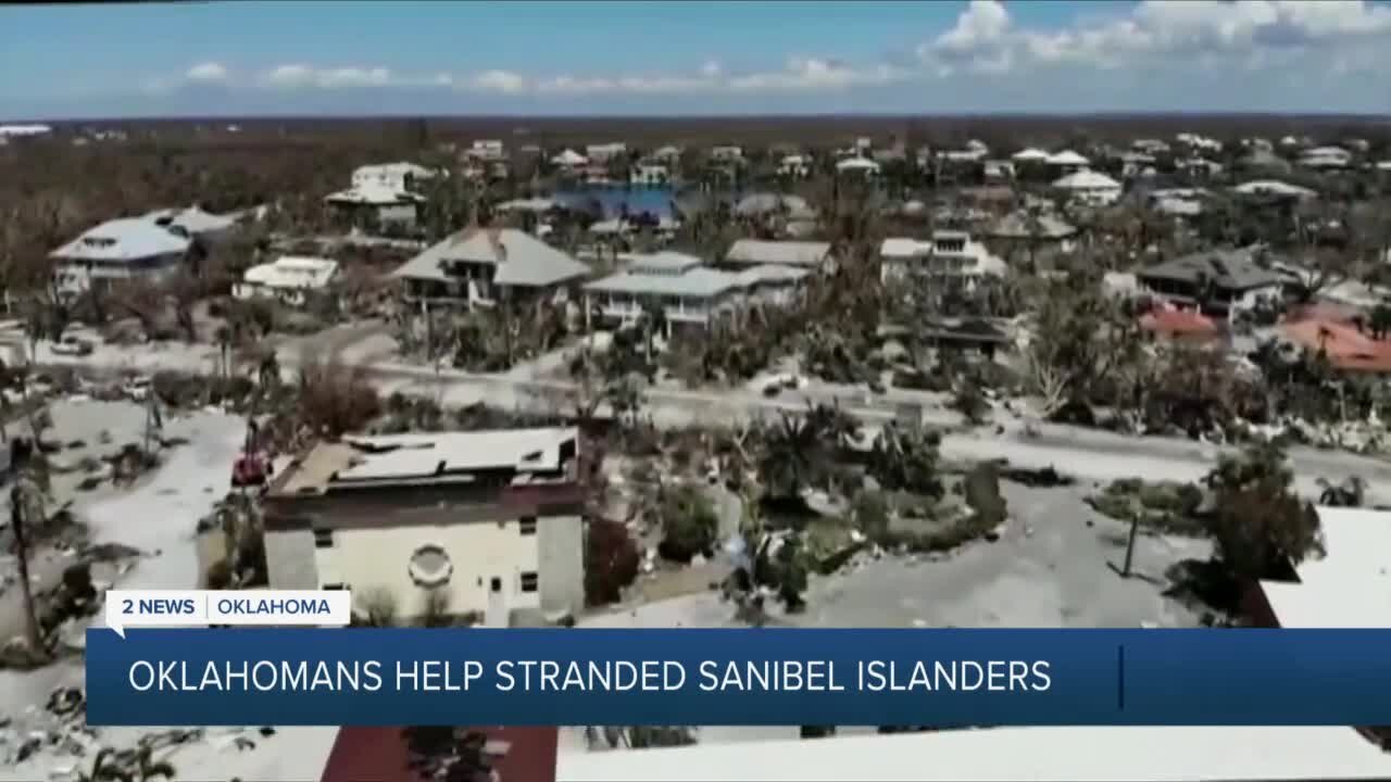 Oklahomans help stranded Sanibel islanders