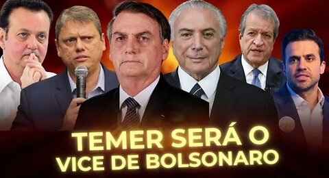 MICHEL TEMER SERÁ O VICE DE BOLSONARO EM 2026???🤡 🤡