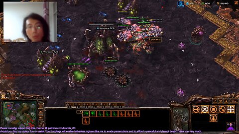 starcraft2 zvt on babylon got beaten by a noob that quickly amassing bio troops...