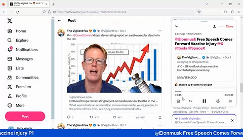 @Elonmusk Free Speech Comes Forward Vaccine Injury P1