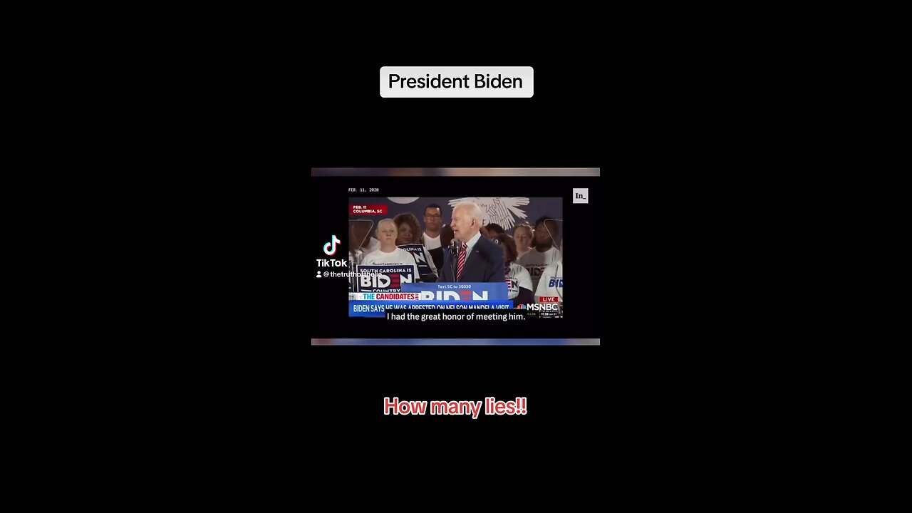 President Biden lies caught on camera