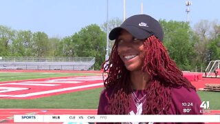 Raytown South track star Zaya Akins remains undefeated in career